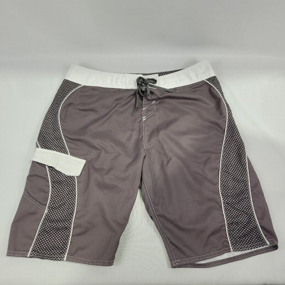 O'Neill Swim Trunks Shorts Plaid Men's size 34